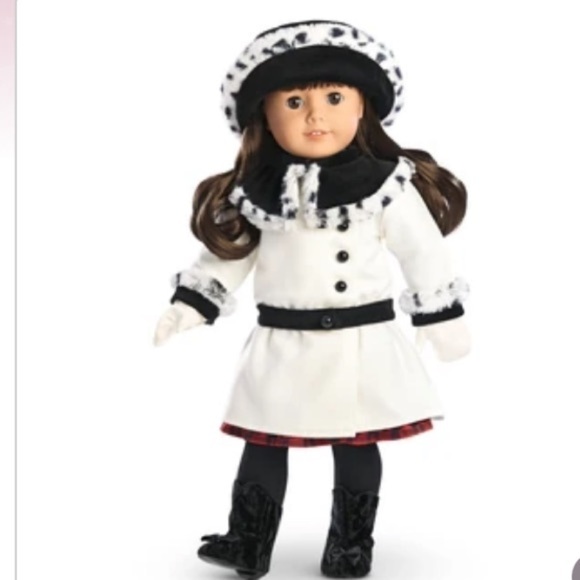 American Girl Beforever Samantha Doll In Fancy Coat Set Toy Kids Collectible - Picture 1 of 16